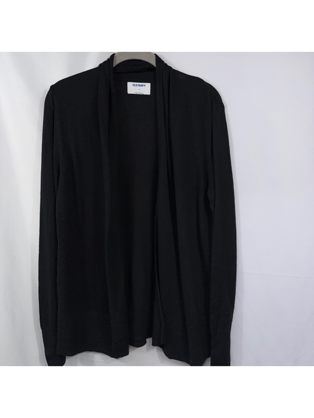 Old Navy Women’s M Black Open Front Cardigan Sweater